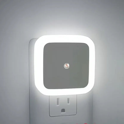 4-Pack LED Night Light with Dusk-To-Dawn Sensor, Plug-In Warm White Night Lights, Automatic On/Off Wall Night Lamps for Bedroom Bathroom Hallway, Soft Ambient Lighting for Home Safety
